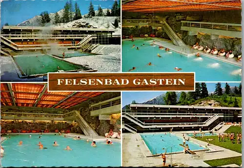 23646 - Salzburg - Gastein , Felsen Bad - gelaufen 1971