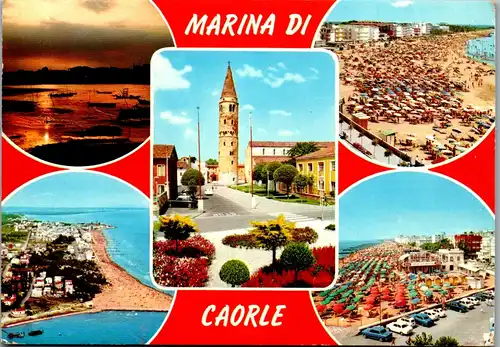 23653 - Italien - Caorle , Mehrbildkarte - gelaufen 1971