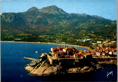 23654 - Frankreich - Calvi , La citadelle vue du large - gelaufen 1971