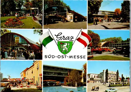 23662 - Steiermark - Graz , Süd Ost Messe , Mehrbildkarte - gelaufen