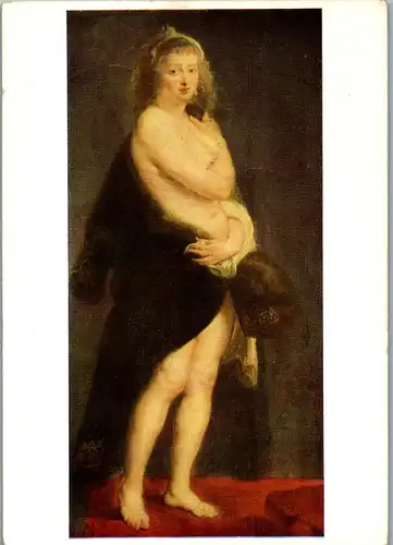 23674 - Künstlerkarte - Das Pelzchen , Peter Paul Rubens - nicht gelaufen
