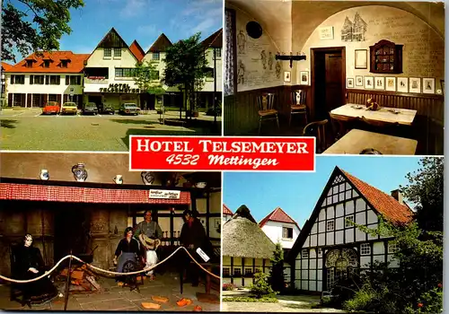 23690 - Deutschland - Mettingen , Hotel Telsemeyer , Peter Overwaul , Tüöttenmuseum - gelaufen 1987