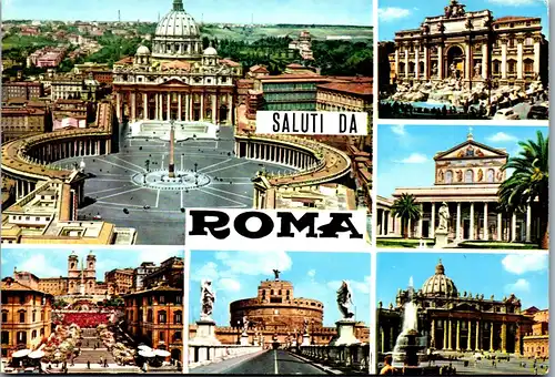 23700 - Italien - Rom , Mehrbildkarte - gelaufen 1993