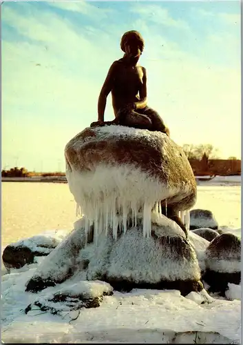 23713 - Schweden - Kobenhavn , Kopenhagen , Den lille Havfrue , Meerjungfrau - gelaufen 1990