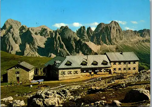 23715 - Italien - Schlernhaus , C. A. I. Rifugio Bolzano - gelaufen 1989