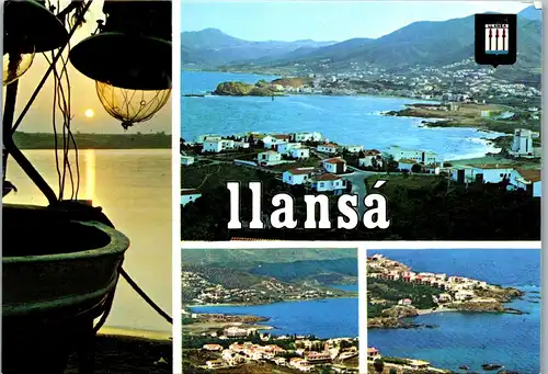 23728 - Spanien - Llanca , Mehrbildkarte - gelaufen 1980