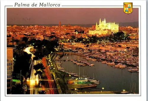 23732 - Spanien - Palma , Mallorca , Hafen , Bucht - gelaufen