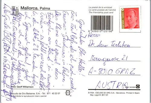 23732 - Spanien - Palma , Mallorca , Hafen , Bucht - gelaufen