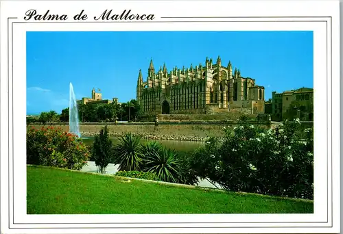 23734 - Spanien - Palma de Mallorca , La Catedral - gelaufen 1998
