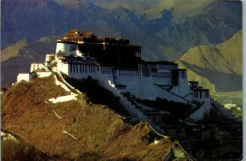 23756 - China - Tibet , The Potala Palace - gelaufen