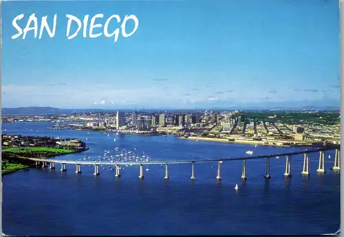 23763 - USA - San Diego , Coronado Bay Bridge - gelaufen 1997