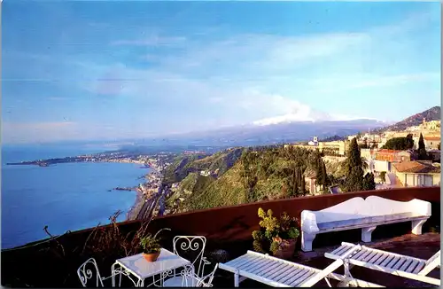 23766 - Italien - Taormina , Hotel Villa Paradiso - gelaufen