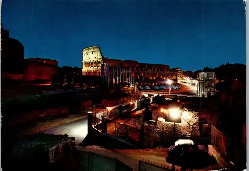 23775 - Italien - Rom , Foro Romano , Palatino e Colosseo - gelaufen 1990