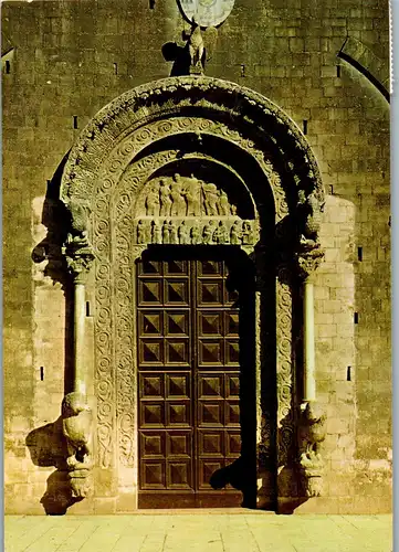 23785 - Italien - Bitonto , Cattedrale , Portale principale - gelaufen 1989
