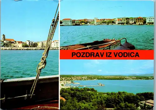 23793 - Kroatien - Vodice , Mehrbildkarte - gelaufen 1985