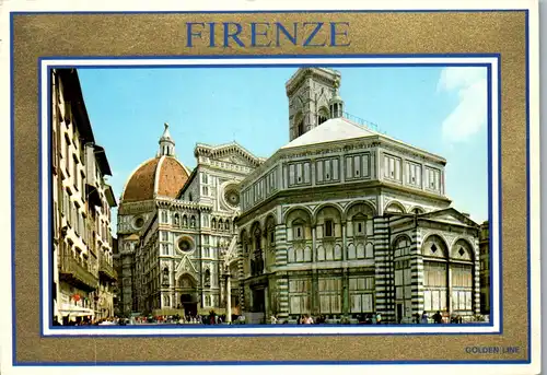 23824 - Italien - Firenze , Il Battistero ed il Duomo - gelaufen 1989