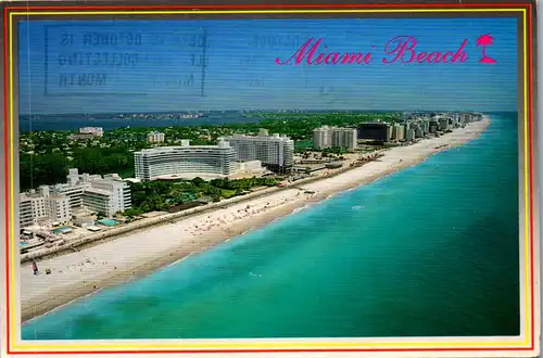 23843 - USA - Florida , Miami Beach - gelaufen 1987