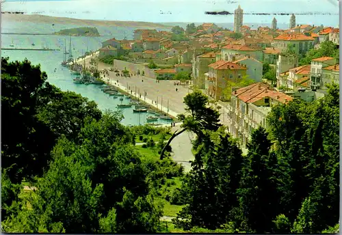 23856 - Kroatien - Rab , Panorama - gelaufen 1968