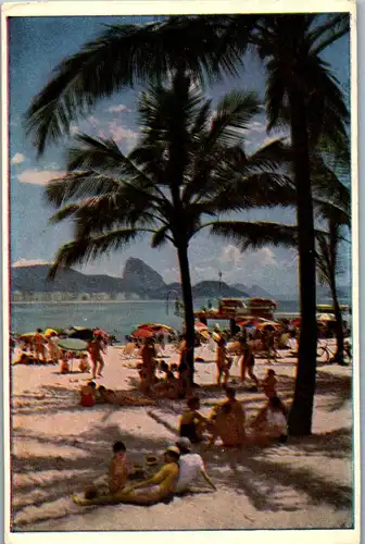 23858 - Brasilien - Rio de Janeiro , Copacabana - gelaufen 1963
