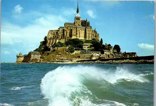 23869 - Frankreich - Le Mont Saint Michel , Grandes Marees - gelaufen