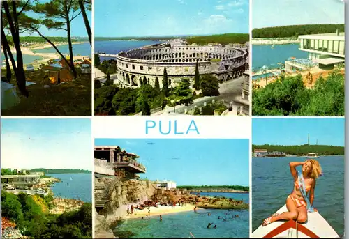 23885 - Kroatien - Pula , Mehrbildkarte - gelaufen 1969