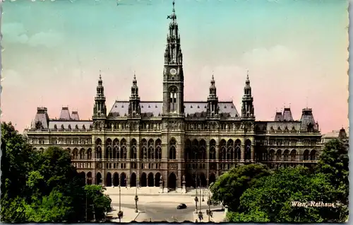 23887 - Wien - Rathaus - gelaufen 1955