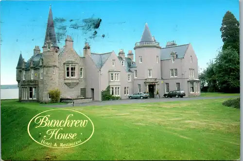 23893 - Schottland - Inverness , Bunchrew House , Hotel & Restaurant - gelaufen 1989