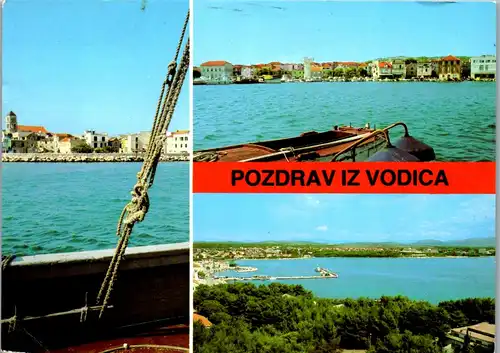 23901 - Kroatien - Vodice , Mehrbildkarte - gelaufen 1985