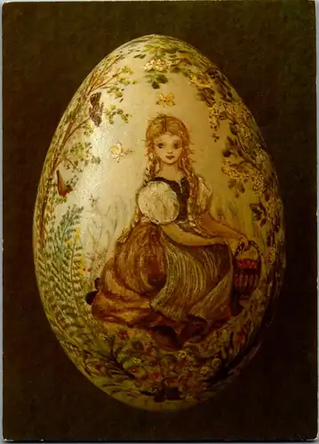 23912 - Schöne Künste - Carla Fischer , Gänseei - gelaufen 1986