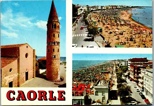 23914 - Italien - Caorle , Mehrbildkarte - gelaufen 1977