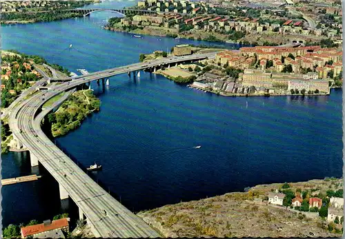 23941 - Schweden - Stockholm , Essingeleden - gelaufen 1971