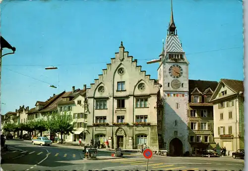 23953 - Schweiz - Zug , Straßenpartie - gelaufen 1964