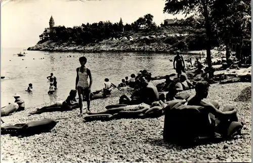 23959 - Kroatien - Medveja , Beach , Plage , Strand - gelaufen 1965