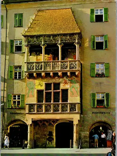 23983 - Tirol - Innsbruck , Goldenes Dachl - gelaufen 1964