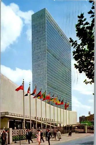 23986 - USA - New York City , United Nations Building - gelaufen 1965