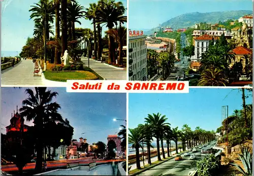 23988 - Italien - San Remo , Sanremo , Mehrbildkarte - gelaufen 1978