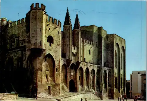 23998 - Frankreich - Avignon , Le Palais des Papes - gelaufen 1980
