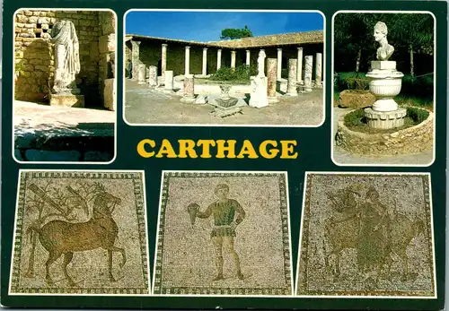 24056 - Tunesien - Carthage , Kartago , Die Spuren - gelaufen 1996