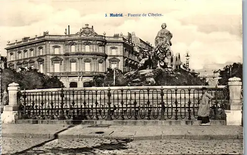 24086 - Spanien - Madrid , Fuente de Cibeles - nicht gelaufen