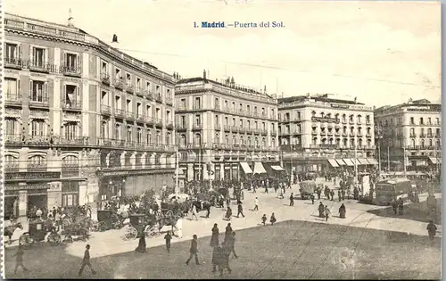 24087 - Spanien - Madrid , Puerta del Sol - nicht gelaufen