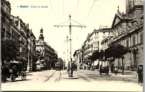 24089 - Spanien - Madrid , Calle de Alcala - nicht gelaufen