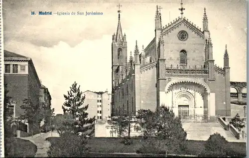 24094 - Spanien - Madrid , Igiesia de San Jeronimo  - nicht gelaufen
