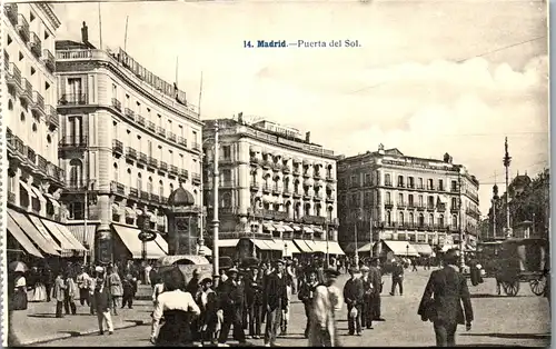 24095 - Spanien - Madrid , Puerta del Sol - nicht gelaufen