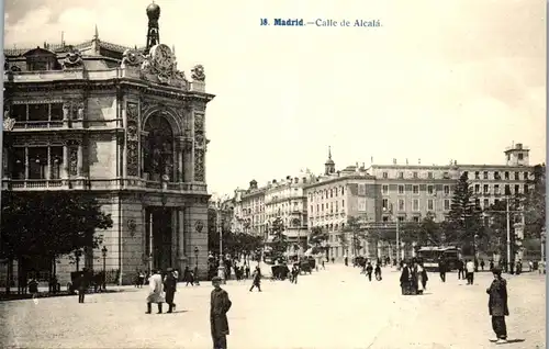 24097 - Spanien - Madrid , Calle de Alcala - nicht gelaufen