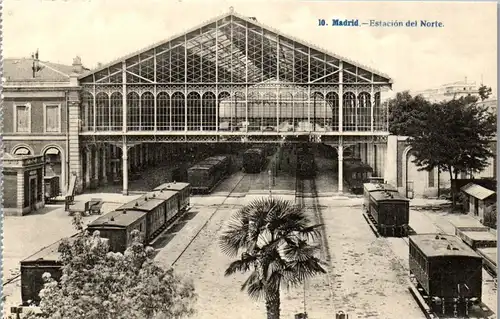 24101 - Spanien - Madrid , Estacion del Norte - nicht gelaufen