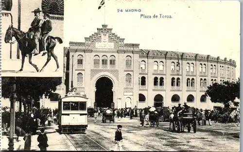 24103 - Spanien - Madrid , Plaza de Toros - nicht gelaufen