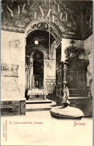 24107 - Italien - Brixen , Bressanone , St. Johanneskirche , Inneres - nicht gelaufen