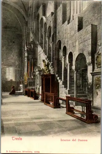 24114 - Italien - Trento , Interno del Duomo - nicht gelaufen