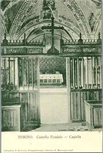 24134 - Italien - Turin , Torino , Castello Feudale , Capella - nicht gelaufen