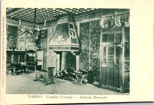 24137 - Italien - Turin , Torino , Castello Feudale , Antisola Baronale - nicht gelaufen